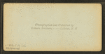 Flume above the Boulder, Franconia, N.H.