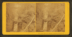 Flume above the Boulder, Franconia Notch, N.H.