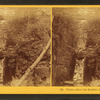 Flume, above the Boulder, Franconia, N.H.