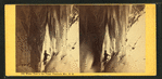Winter view in the Flume, Franconia Mts., N.H.