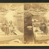 Arctic Philosopher and Wife in the Pool, Franconia Mts., N.H.