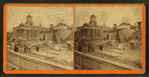 View of Evangelical Orphan Home, St. Louis Co. before and after the fire.