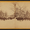 Ox Team heading to the street after the big snow storm, Jan. 16th, 1867.