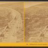 Sliding down Jacob's Ladder, Mt. Washington Railway.