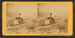 Train leaving the Depot, Mt. Washington Railway.