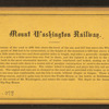 Mount Washington Railway.