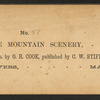 Engine, Mt. Washington Railroad.
