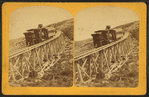 Train going up Mt. Washington.
