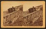 Train going up Mt. Washington, N.H.