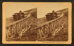 Train going up Mt. Washington, N.H.