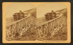 Train going up Mt. Washington, N.H.