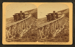 Train going up Mt. Washington, N.H.