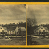 View of a home with mountain at the background, Tilton, N.H.