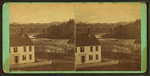 View of a home near the river.