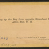 View looking up the Bay from opposite Steamboat Landing, Alton Bay, N.H.