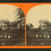 Group of women in the garden, New Market, N.H.