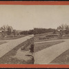 Landscape view, from Howland's Mansion, Fishkill, Newburgh in the distance.