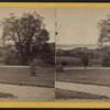 Landscape view, from Howland's Mansion, Fishkill, Newburgh in the distance.