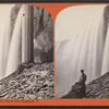 Looking under the Falls, Canada side, Niagara, N.Y.