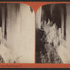 Interior of Catlin's Cave, Winter, Niagara, N.Y.
