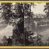 Sightseer standing at riverside.