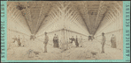 Perspective view of the carriage way in the Suspension Bridge, Niagara.