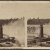 Terrapin Tower and Horse Shoe Fall from Goat Island.