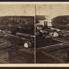 The Suspension Bridge and Falls, from the Monteagle House.
