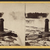 Terrapin Tower and Horse Shoe Fall from Goat Island.