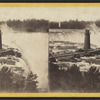 Terrapin Tower and Horse Shoe Fall from Goat Island. Instantaneous.