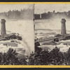 Terrapin Tower and Horse Shoe Fall, from Goat Island.