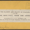 The Horse Shoe Fall, from the American side.