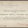 Suspension Bridge, Carriage Way.