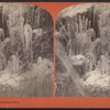 Ice grotto in front of American Falls.
