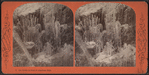 Ice grotto in front of American Falls.