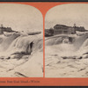 Cataract House from Goat Island, winter.