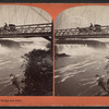New suspension bridge and falls.