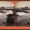 New suspension bridge and falls.