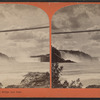 New suspension bridge and falls.