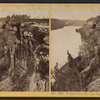 Suspension Bridge from below the falls.