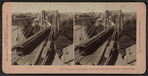 Suspension and cantilever bridges, from American side, Niagara Falls.
