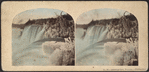 American Fall, Niagara, from Goat Island. Winter Scene.