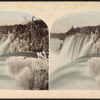 American Fall, Niagara, from Goat Island. Winter Scene.