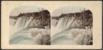 American Fall, Niagara, from Goat Island. Winter Scene.