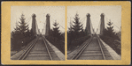 Railroad tracks over Suspension Bridge, Niagara.