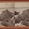Suspension Bridge, Niagara. [Winter view from below.]