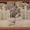 Ice scenery, under Horse Shoe Falls, Niagara.