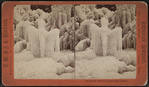 Ice scenery, under Horse Shoe Falls, Niagara.