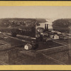 View of town and bridge.