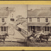 Horse and carriage outside Six Nation Indian Store.